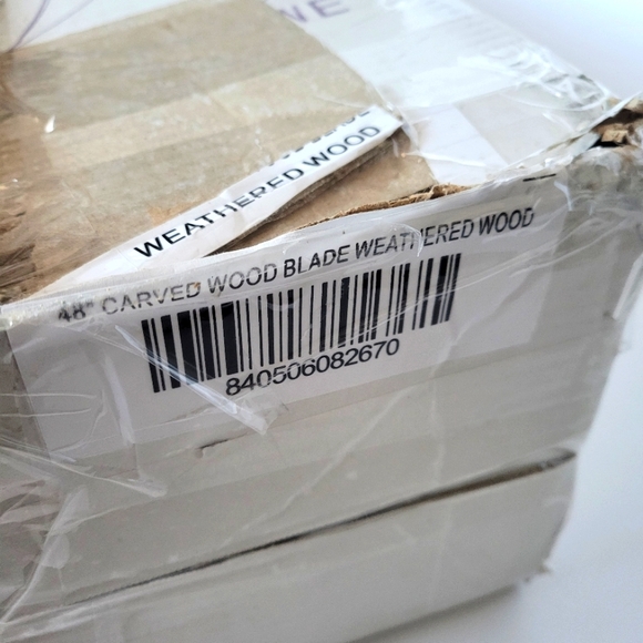 Fanimation B6720-48WE Spitfire Carved Weathered Wood Fan Blades (Set of 3) 48" - Picture 8 of 9